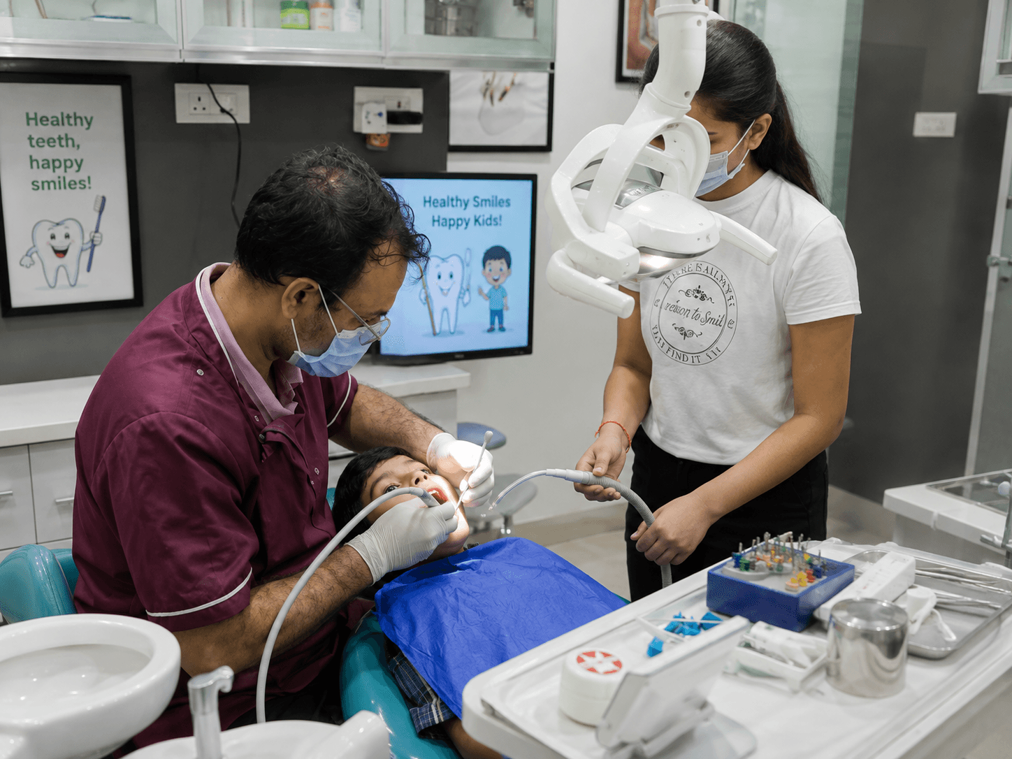 Paediatric Dentistry (Child Care) procedure at Chauhan's Dental Studio Indore