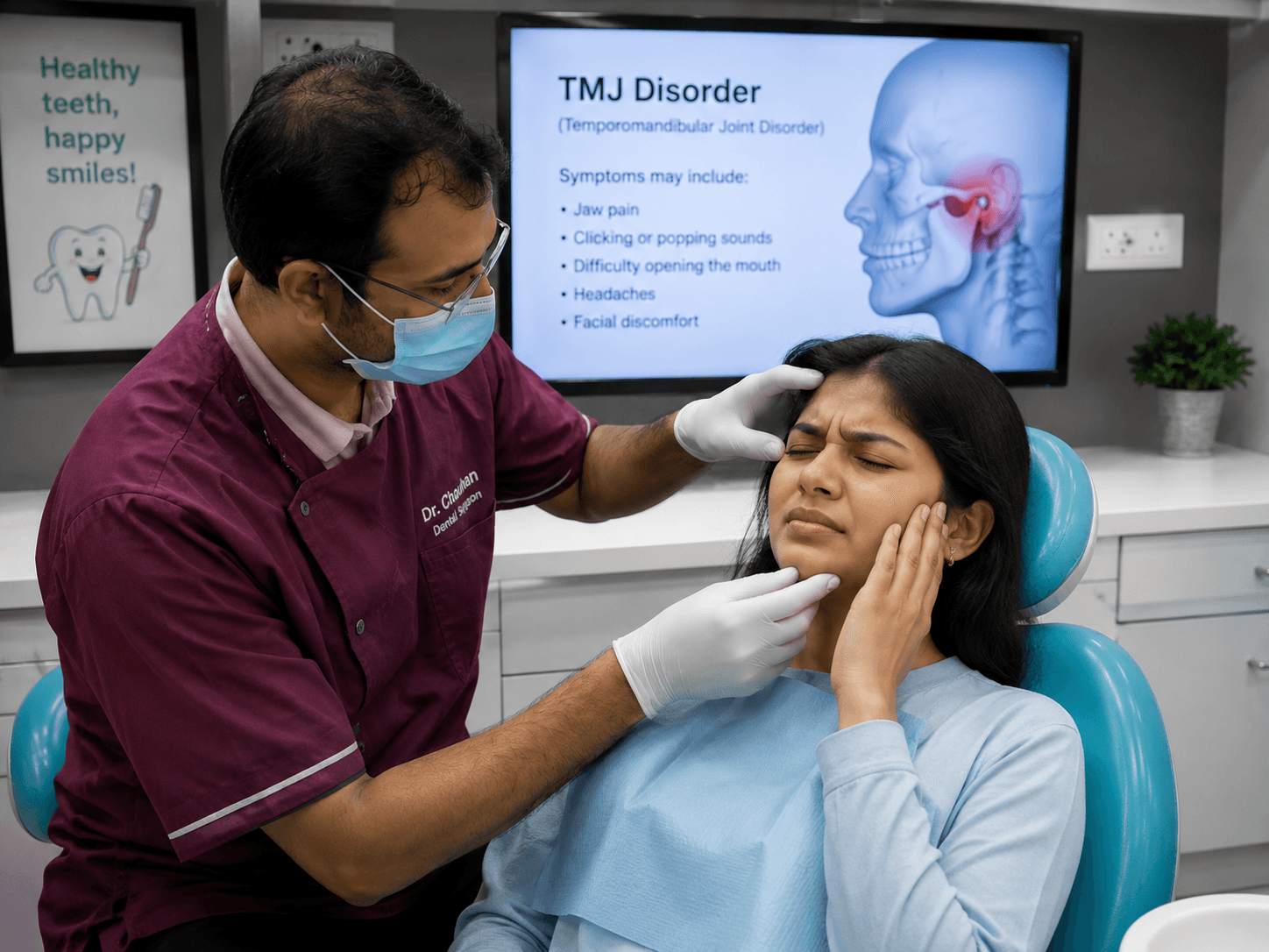 TMJ Disorder & Jaw Pain Therapy at Chauhan's Dental Studio Indore